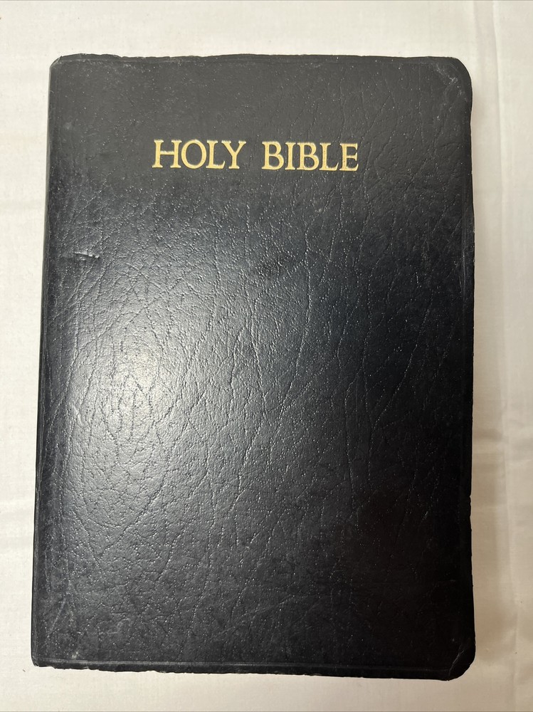 Holy Bible King James Version - Words Of Christ In Red - Nelson 162 Black