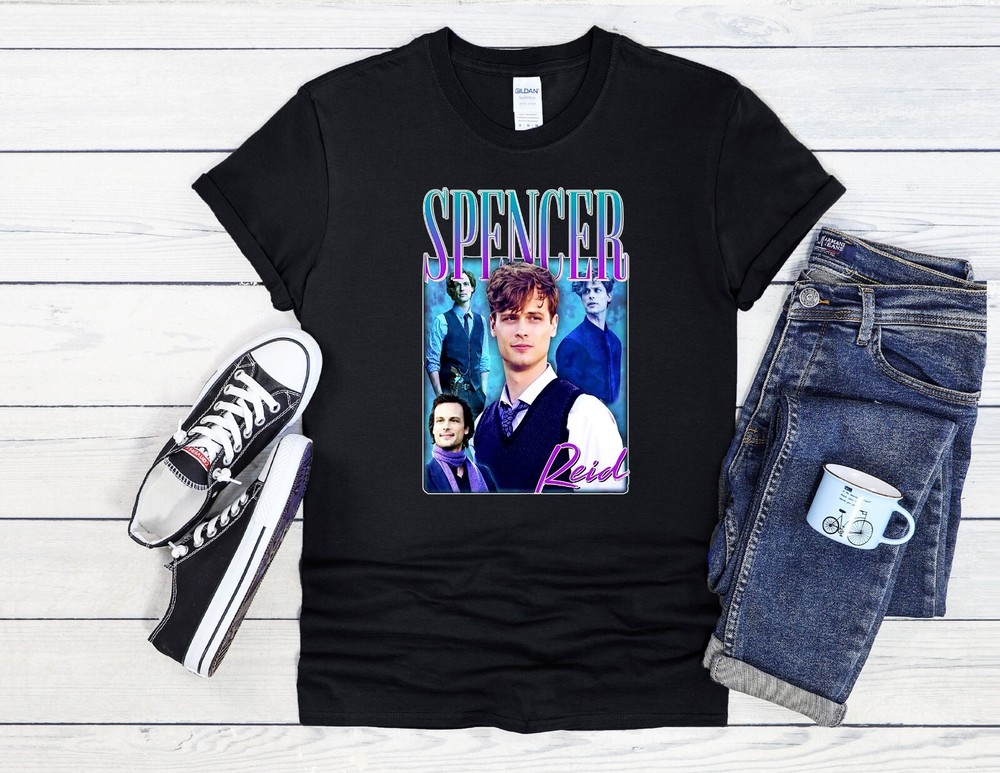 Spencer Reid Homage Men Women Jute Bag Unisex Hoodie Baseball T Shirt Top