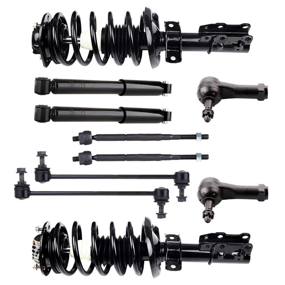 2007-2009 Pontiac G5 Front Rear Struts Control Arm Sway Bar Tie Rod Kit