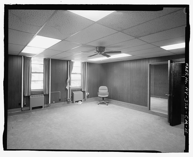 INTERIOR OF FIRST FLOOR ROOM 108. VIEW TO SOUTHEAST. - Plattsburgh Air Force