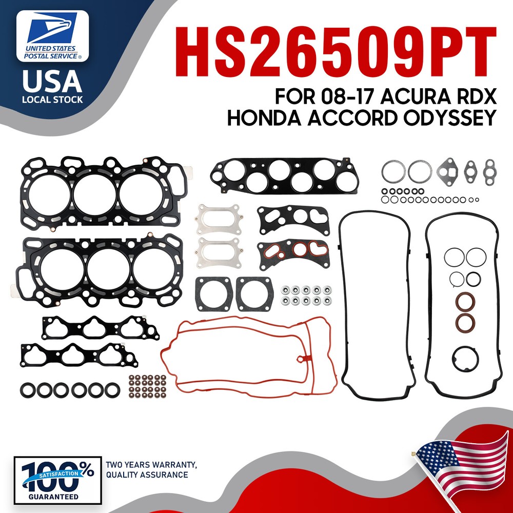 High-Performance Head Gasket Set for 08-17 Acura RDX TL TSX Honda Accord Odyssey 3.5L J35Y1 J35A7