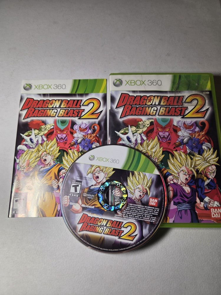 Dragon Ball: Raging Blast 2 (Microsoft Xbox 360, 2010) CIB- Tested- READ