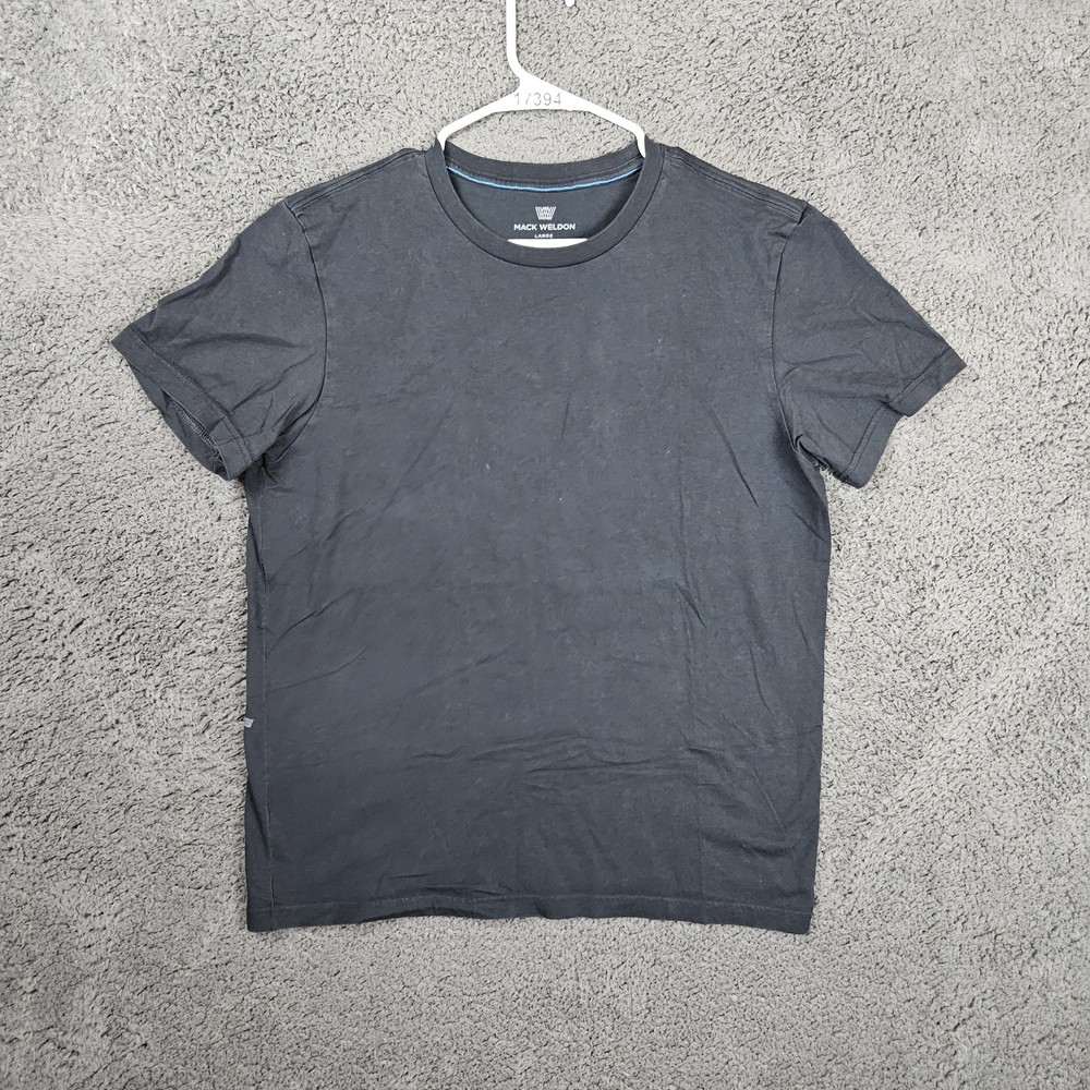 Mack Weldon T-Shirt Mens Medium Pima Cotton Crew Neck Tee Dark Gray Short Sleeve