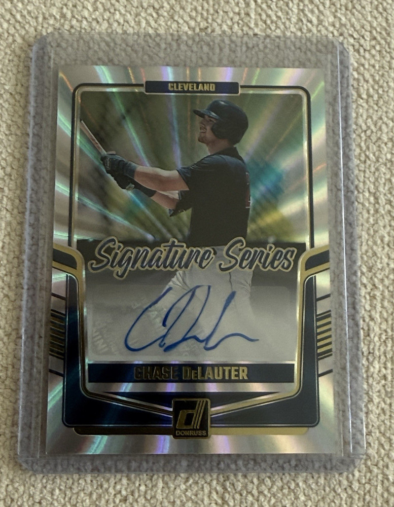 Panini Donruss 2024 Chase DeLauter Guardians Signature Series Auto #SS-CD
