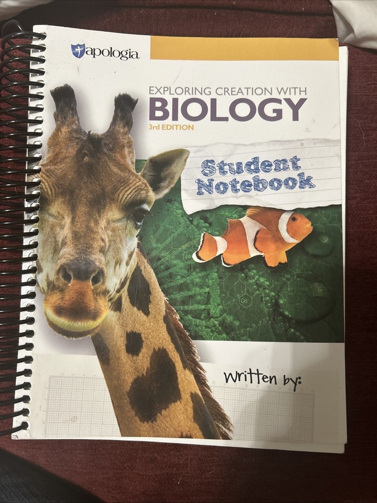 Apologia Exploring Creation with Biology 3rd Edition Student Notebook - Clean