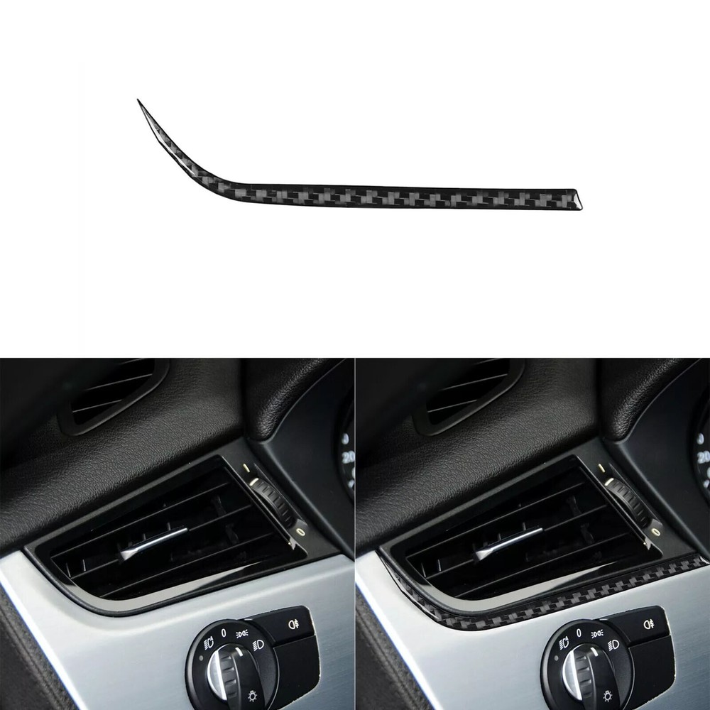 Real Carbon Fiber Air Vent Frame Sticker for BMW Z4 E89 2009-2015 Driver Side