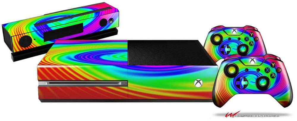 Rainbow Swirl Skin for XBOX One System