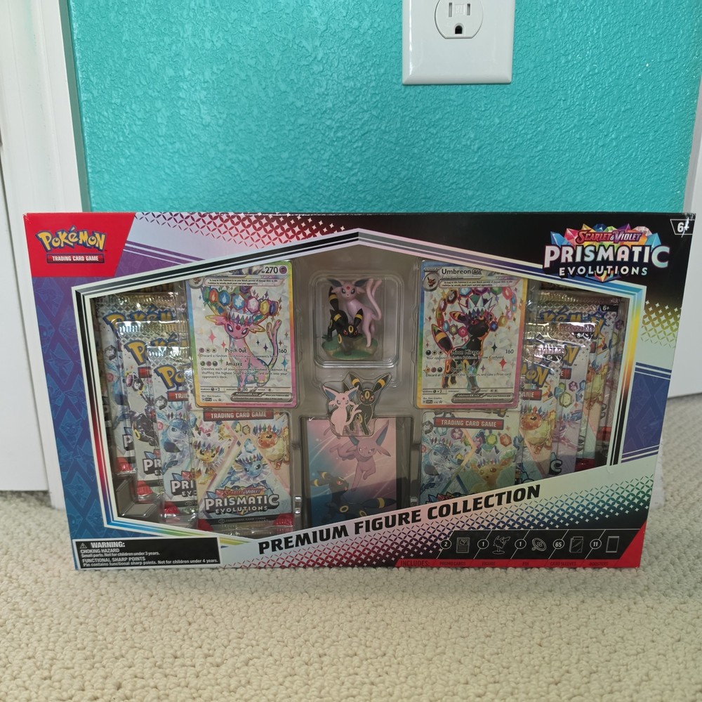 Pokemon TCG Prismatic Evolutions Premium Figure Collection Sealed New