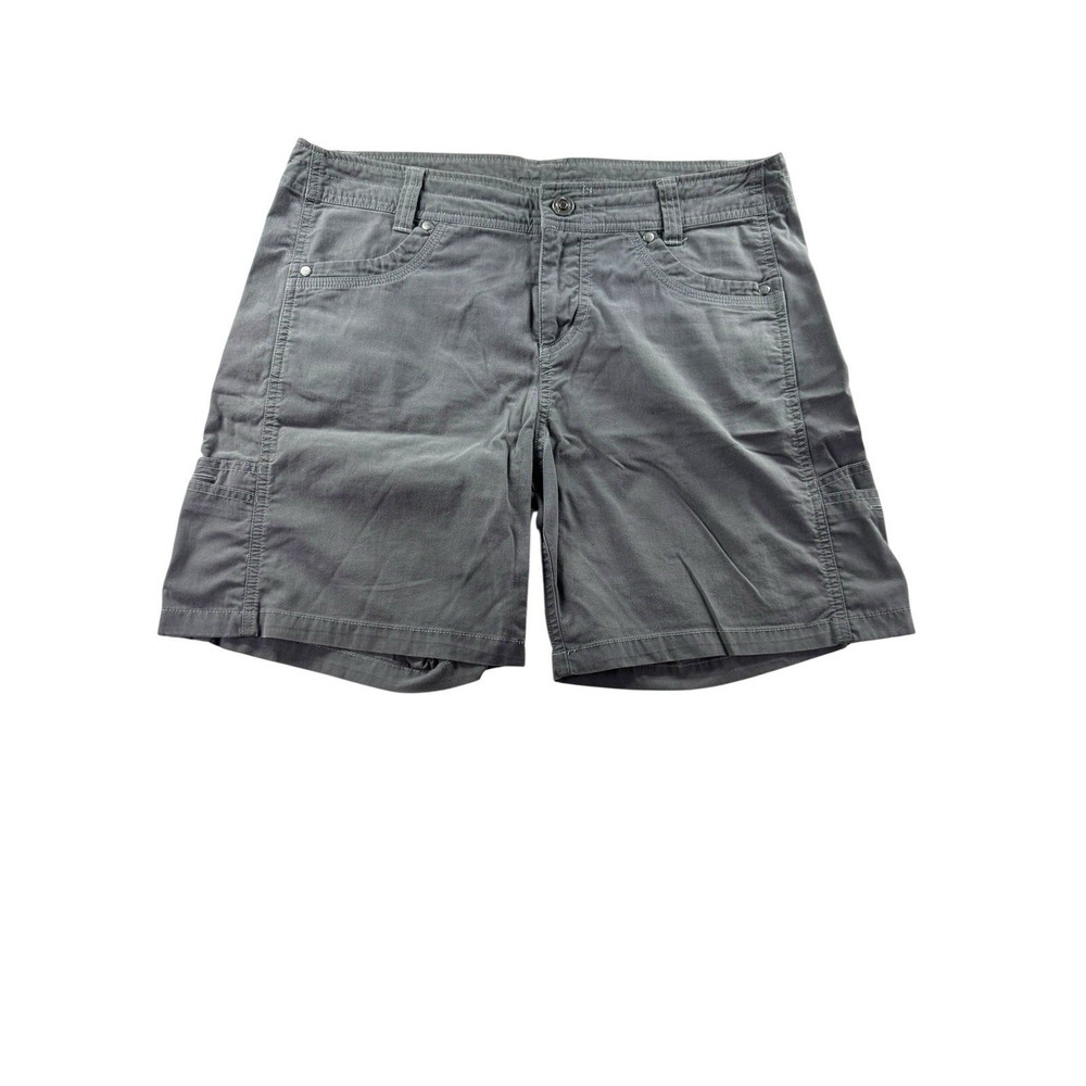 Kuhl Free Range Hiking Shorts Womens Size 10 Gray Outdoor Style 6110