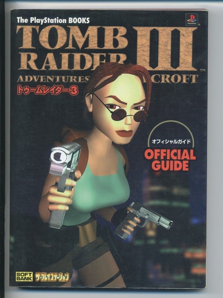 Tomb Raider 3 PS1 Strategy Guide, Used, Official Game Walkthrough