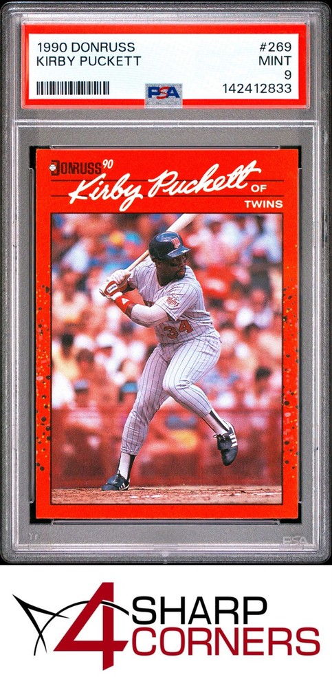 1990 Donruss #269 Kirby Puckett Twins Hof Psa 9Over 20 years of trusted service on eBay. Shop today!
