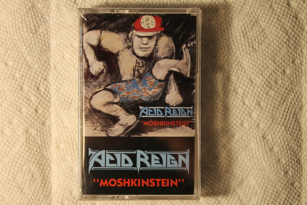 Acid Reign - Moshkinstein US SEALED Combat cassette 1988 Thrash metal-image