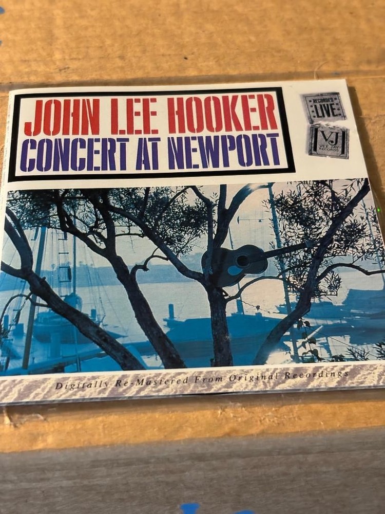 John Lee Hooker - Concert at Newport CD (NO JEWEL CASE. DISC AND BOOKLET ONLY)