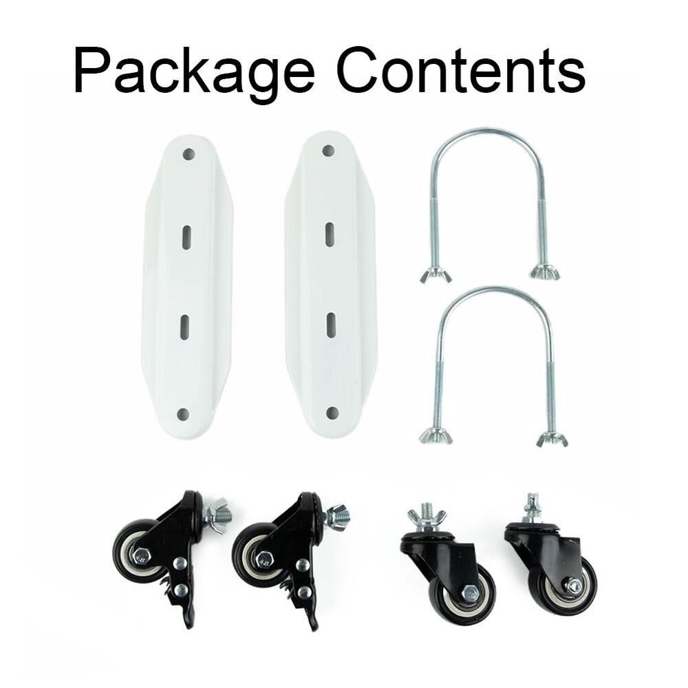 Pulley Bracket Base Easy To Install For Infrared Heaters Universal° Rotated