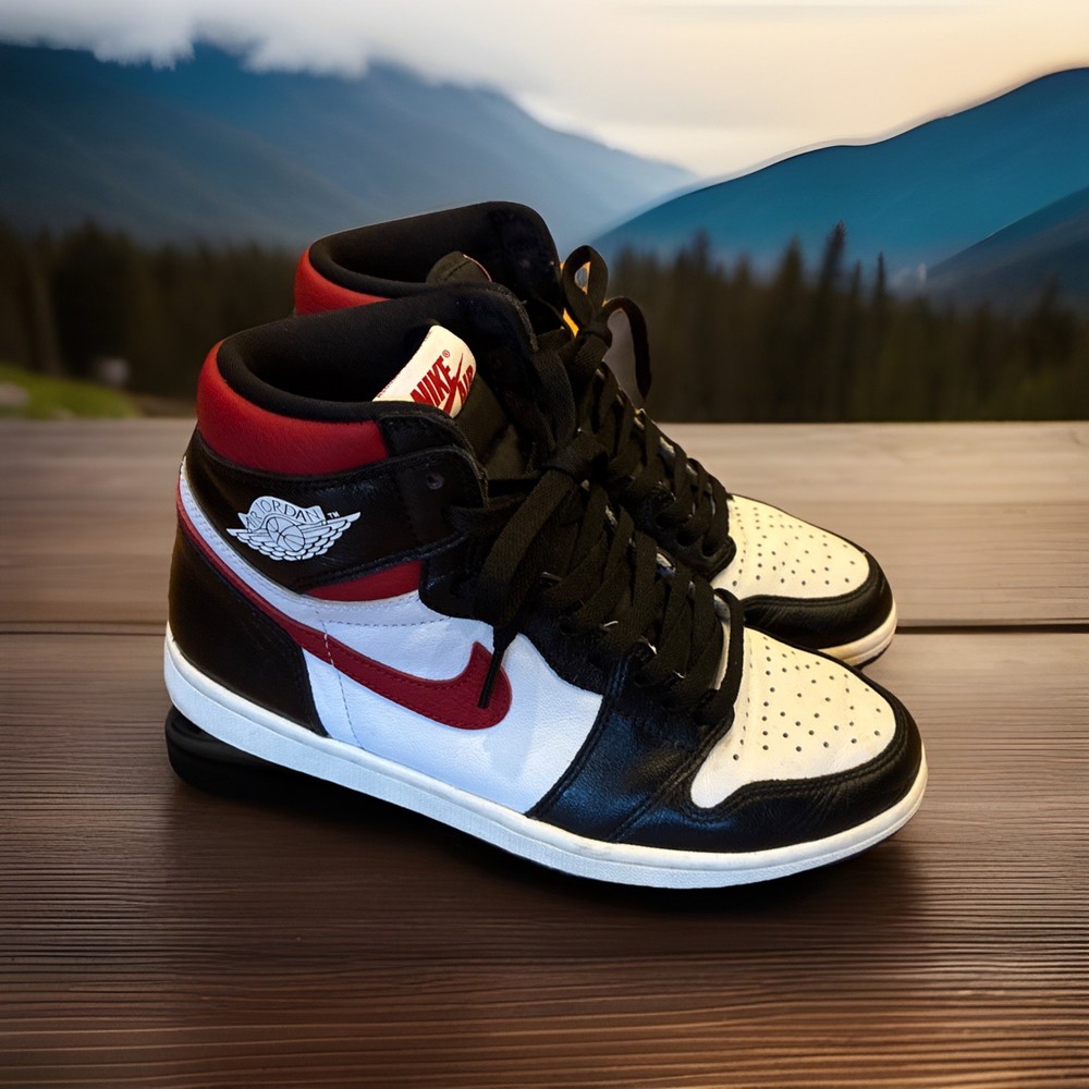 M135) Nike Air Jordan 1 One Retro High OG Gym Red/Black 555088-061 Men’s Size 8