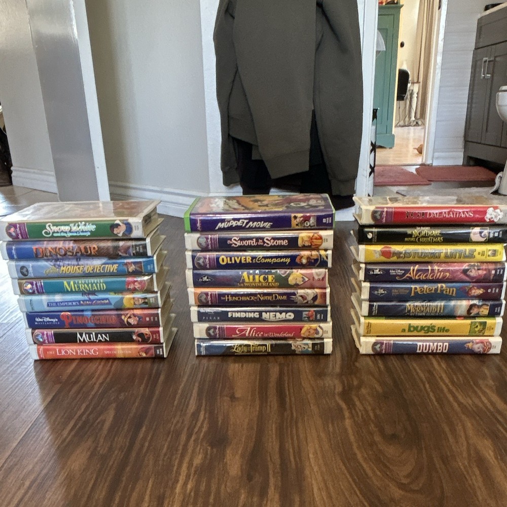 Disney Special Edition VHS Lot NTSC G Kids/Family Animation