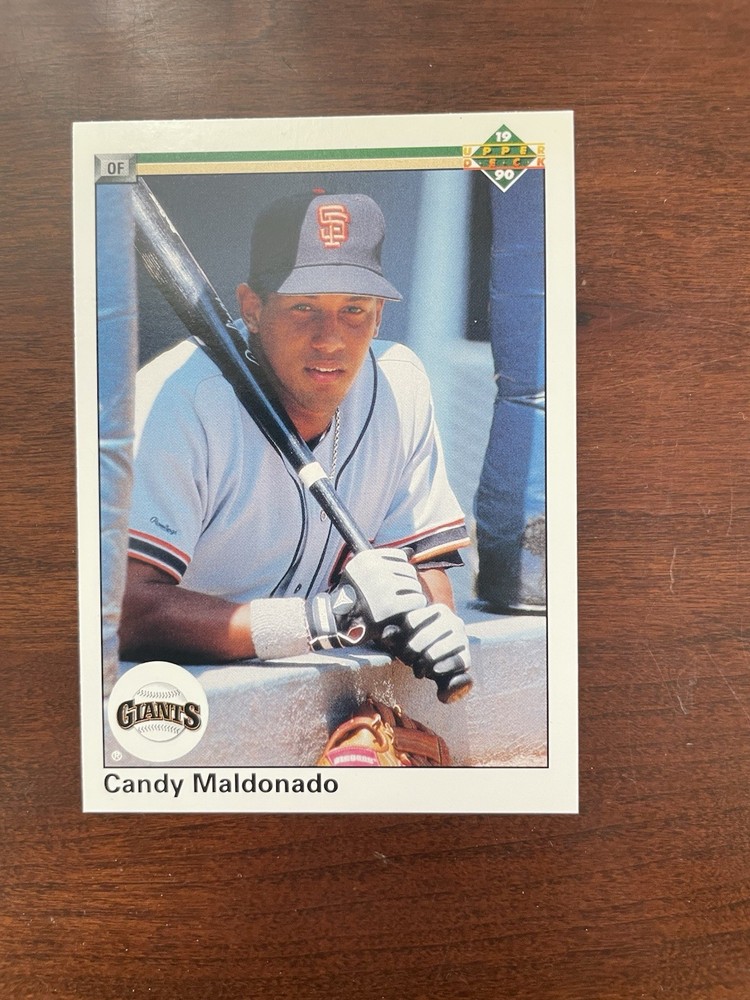Upper Deck 1990 Candy Maldonado OF #136 San Francisco Giants Baseball Card