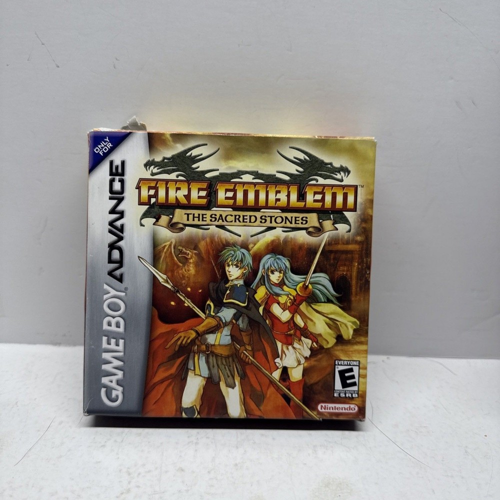 Fire Emblem: The Sacred Stones Nintendo Game Boy Advance GBA CIB Complete In Box