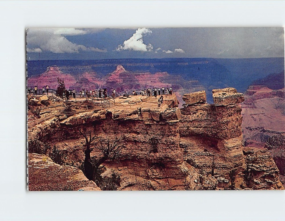 Postcard Mother Point Lookout Area Grand Canyon National Park Arizona USA