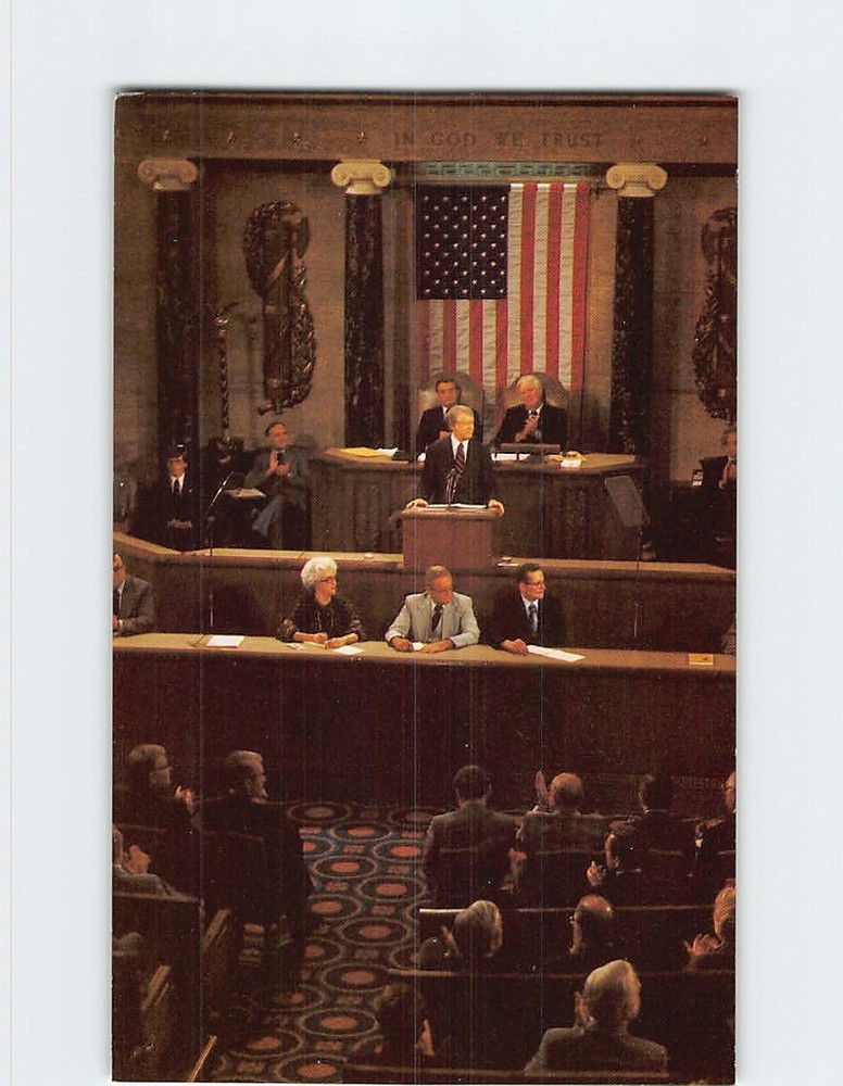 Postcard President Jimmy Carter Reporting the Results of the Camp David Summit