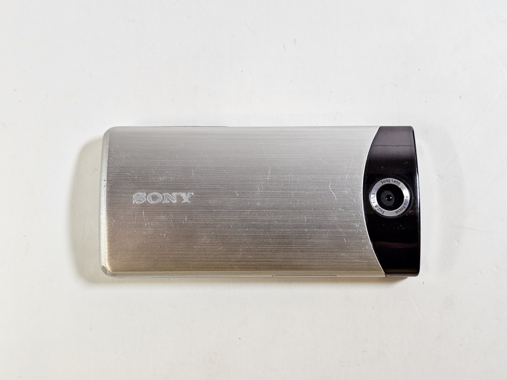 Sony MHS-TS10 Bloggie HD Digital Video Camcorder, Snap Camera, Silver, Tested