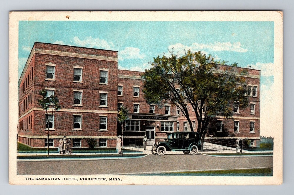 Rochester MN-Minnesota, The Samaritan Hotel, Advertising, Vintage Postcard