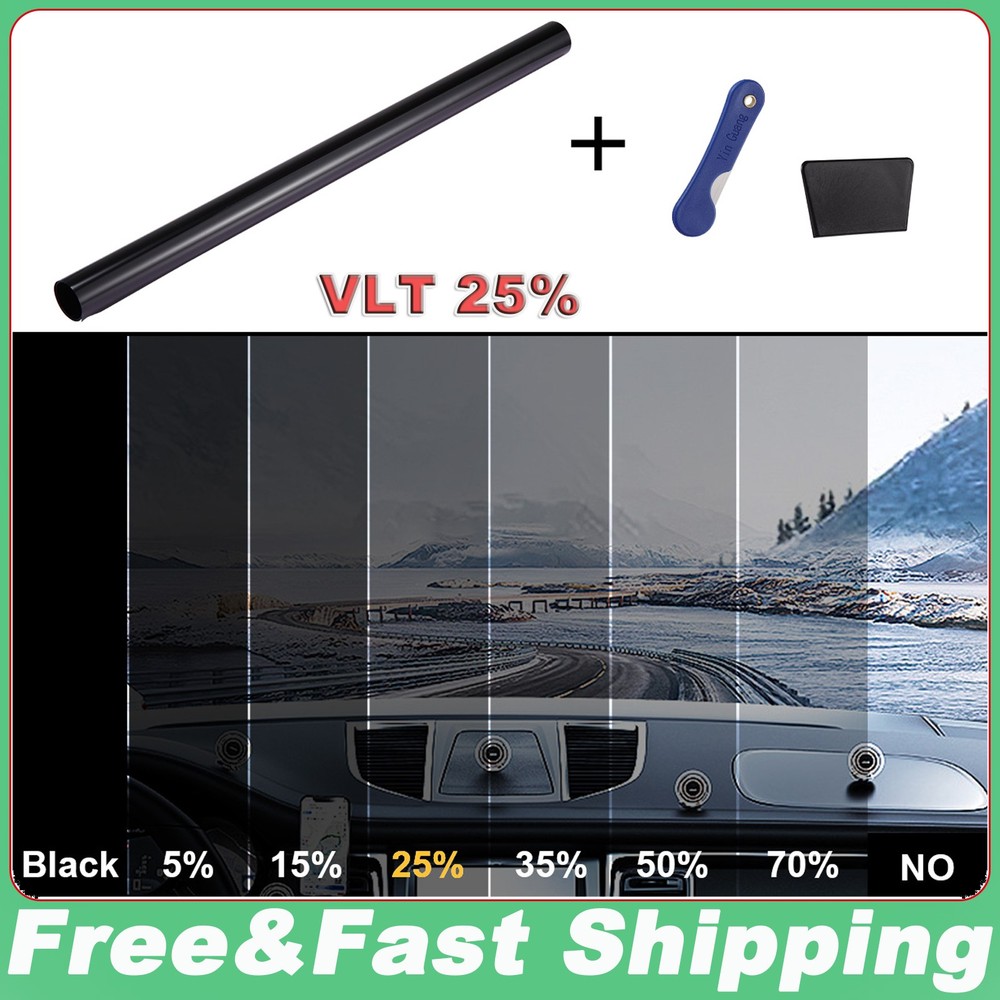 300cm Uncut Roll 25% VLT Window Tint Film 20