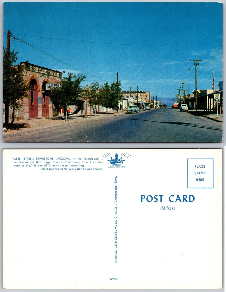 Bird Cage Theatre Tombstone Arizona Postcard