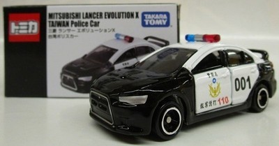 Tomica Mitsubishi Lancer Evolution X Taiwan Police Car Limited