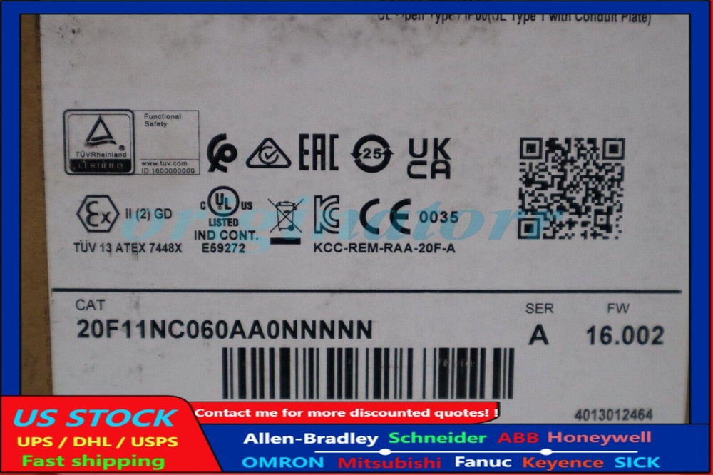 New AB 20F11NC060AA0NNNNN PowerFlex 753 40 HP DRIVE VFD Free Ship US Free Tax
