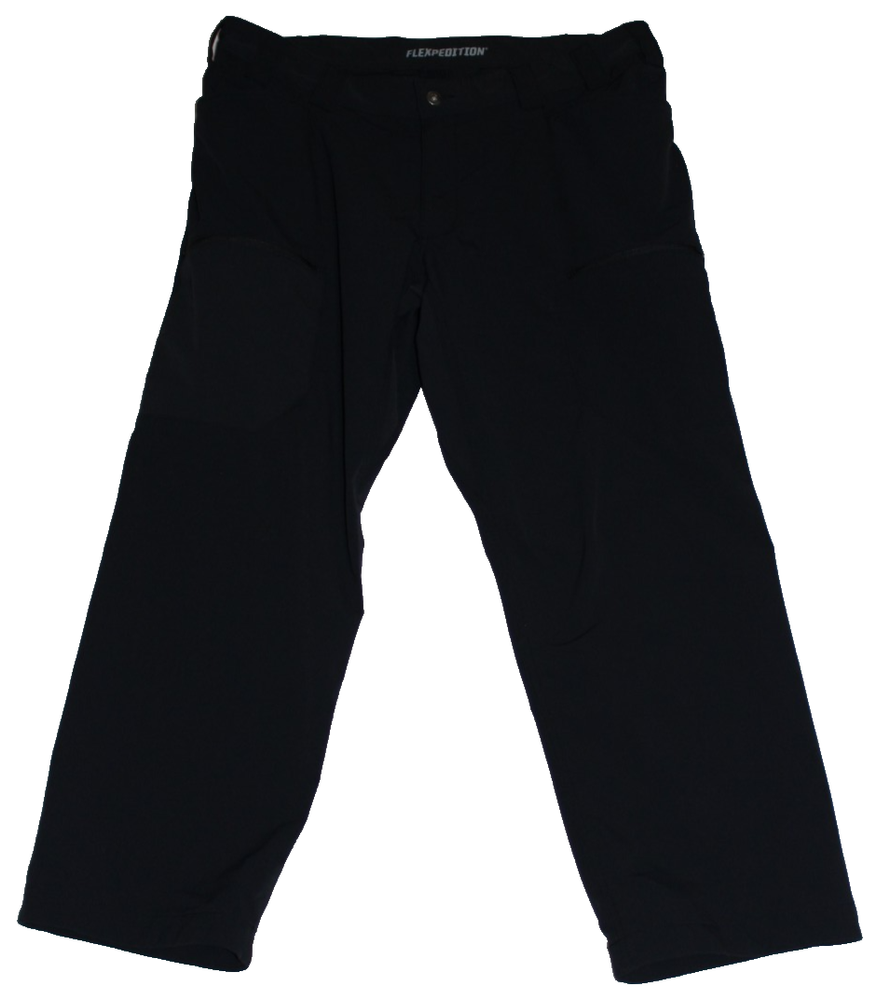Duluth Trading Men's Flexpedition Pants Size 40x30 Black Relaxed Fit Cargo