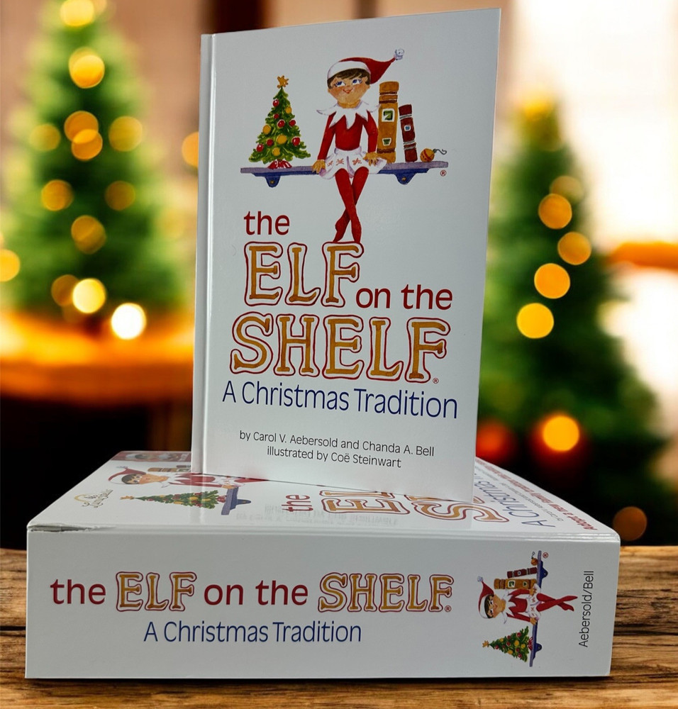 The Elf On The Shelf A Christmas Tradition Hardcover BOOK & BOX ONLY~NO Girl ELF