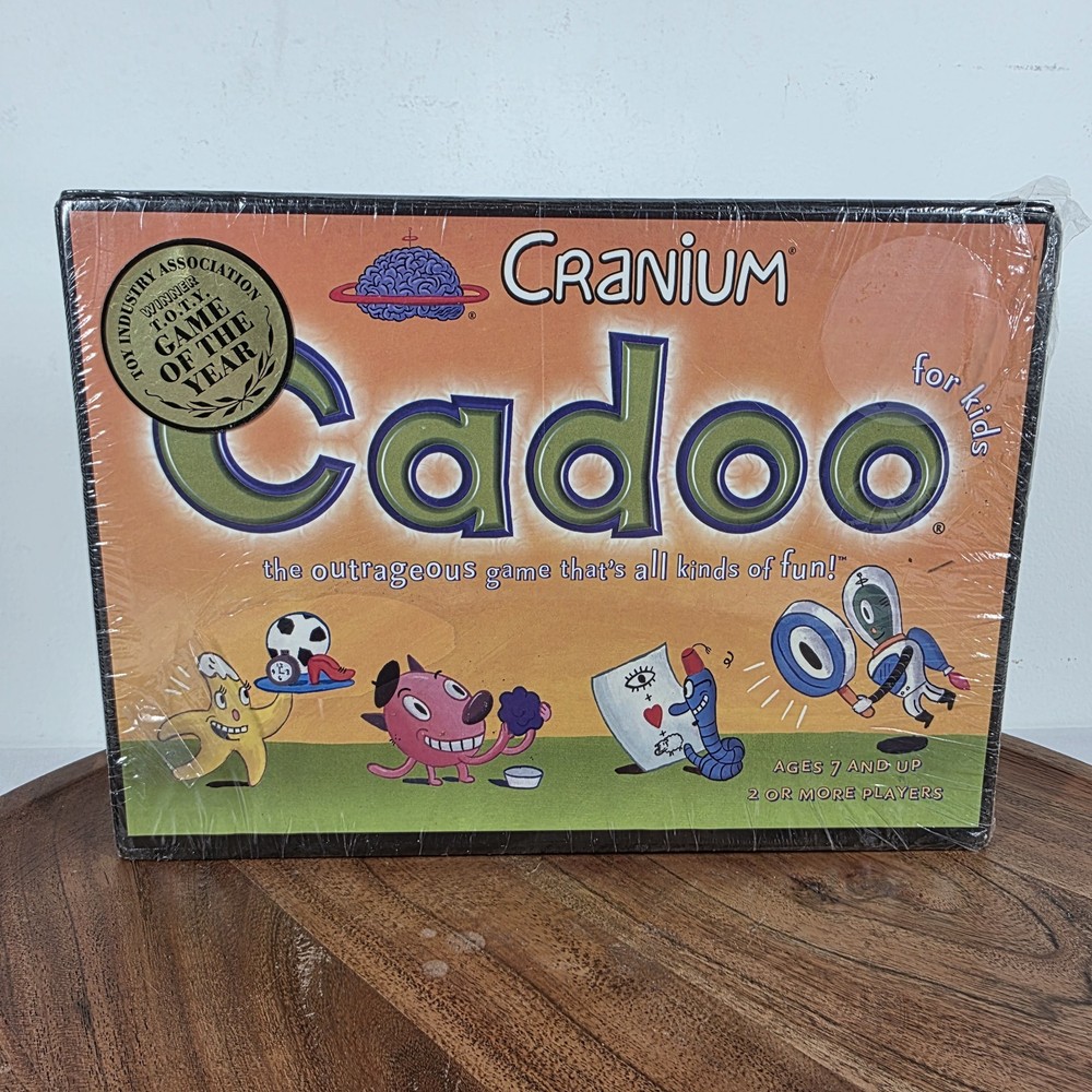 Cranium Cadoo The Outrageous Game All Fun 2001 Kids Family Board Game New Sealed