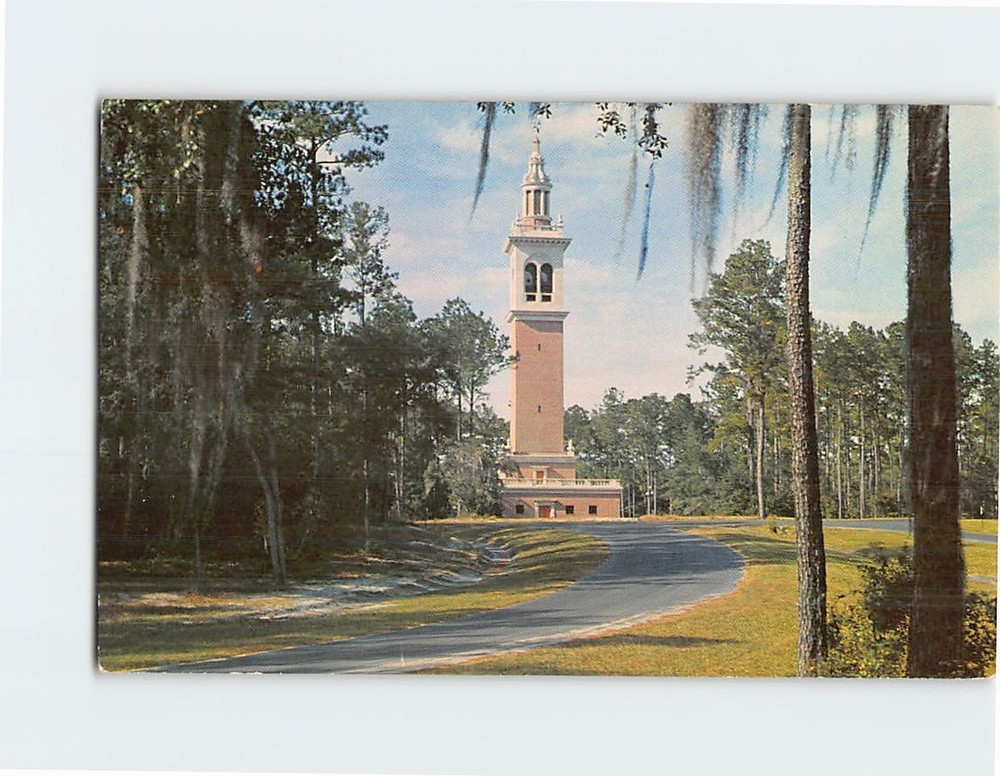 Postcard Carillon Tower Stephen Foster Memorial White Springs Florida USA