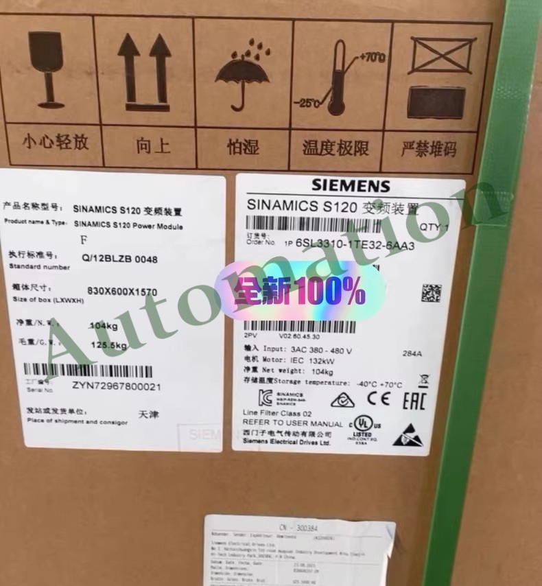 6SL3310-1TE32-6AA3  SINAMICS S120 Umrichter Power Module 3AC 380-480V, 50/60Hz