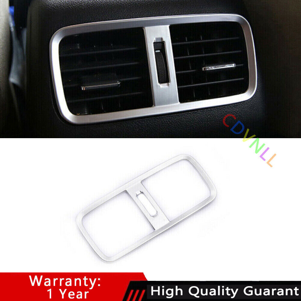 Fit For Honda CRV CR-V 2012-2016 Matte Silver Rear Air Outlet Vent Frame Trim 1X