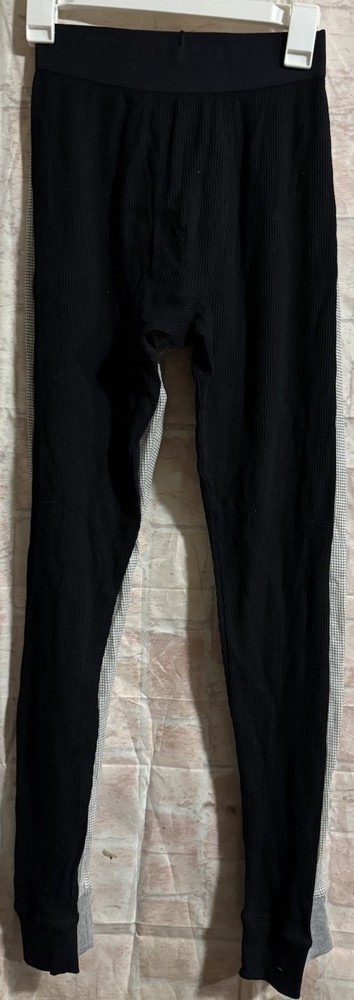 GoodFellow & Co Mens Slim Fit Thermal Pants Gray Black 2-Pack Size Small