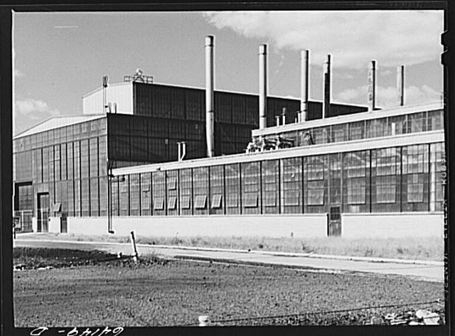 Photo:Trenton New Jersey 1930s General Motors Plant Farm Security Admin