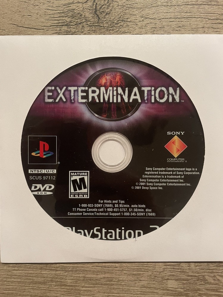 Extermination; Loose (Sony PlayStation 2, 2001)