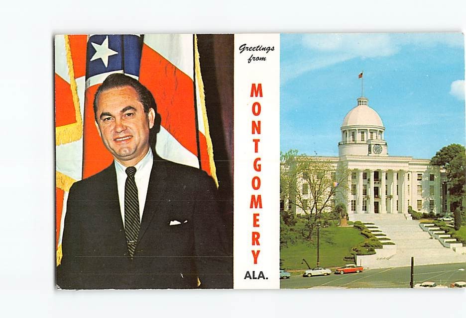 Postcard Greetings from Montgomery Alabama USA