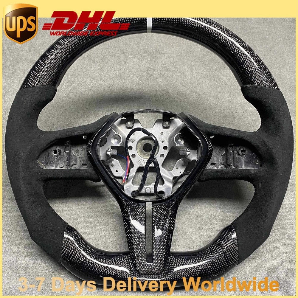 Honeycomb Carbon Fiber Steering Wheel for Infiniti Q60 Q50 2017-2022 Suede