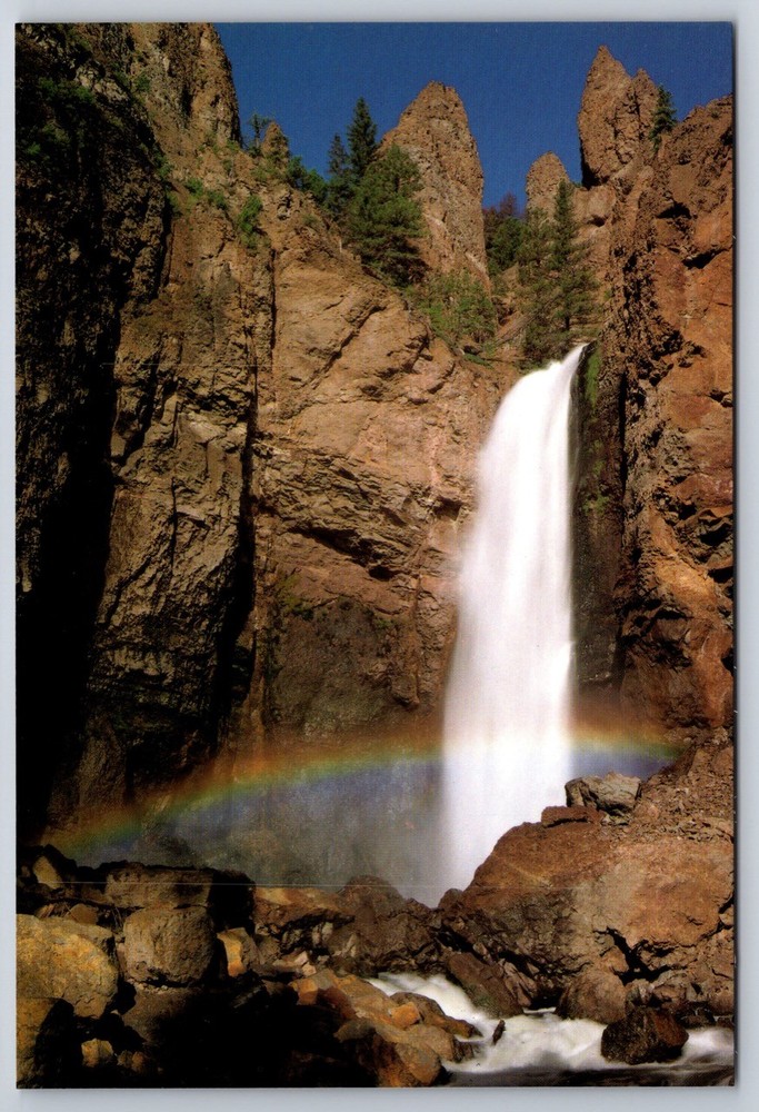 Yellowstone National Park WY Postcard Tower Falls Unposted