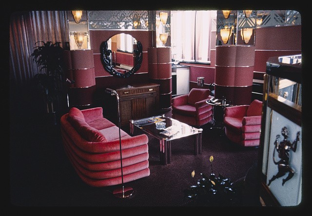 Photo:Atlantic City New Jersey Sands Plaza Club Interior 1970s Lounge