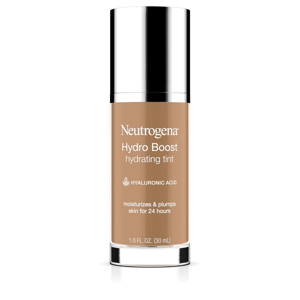 NEUTROGENA Hydro Boost Hydrating Tint Foundation in Caramel 105 1 oz for Dewy Skin