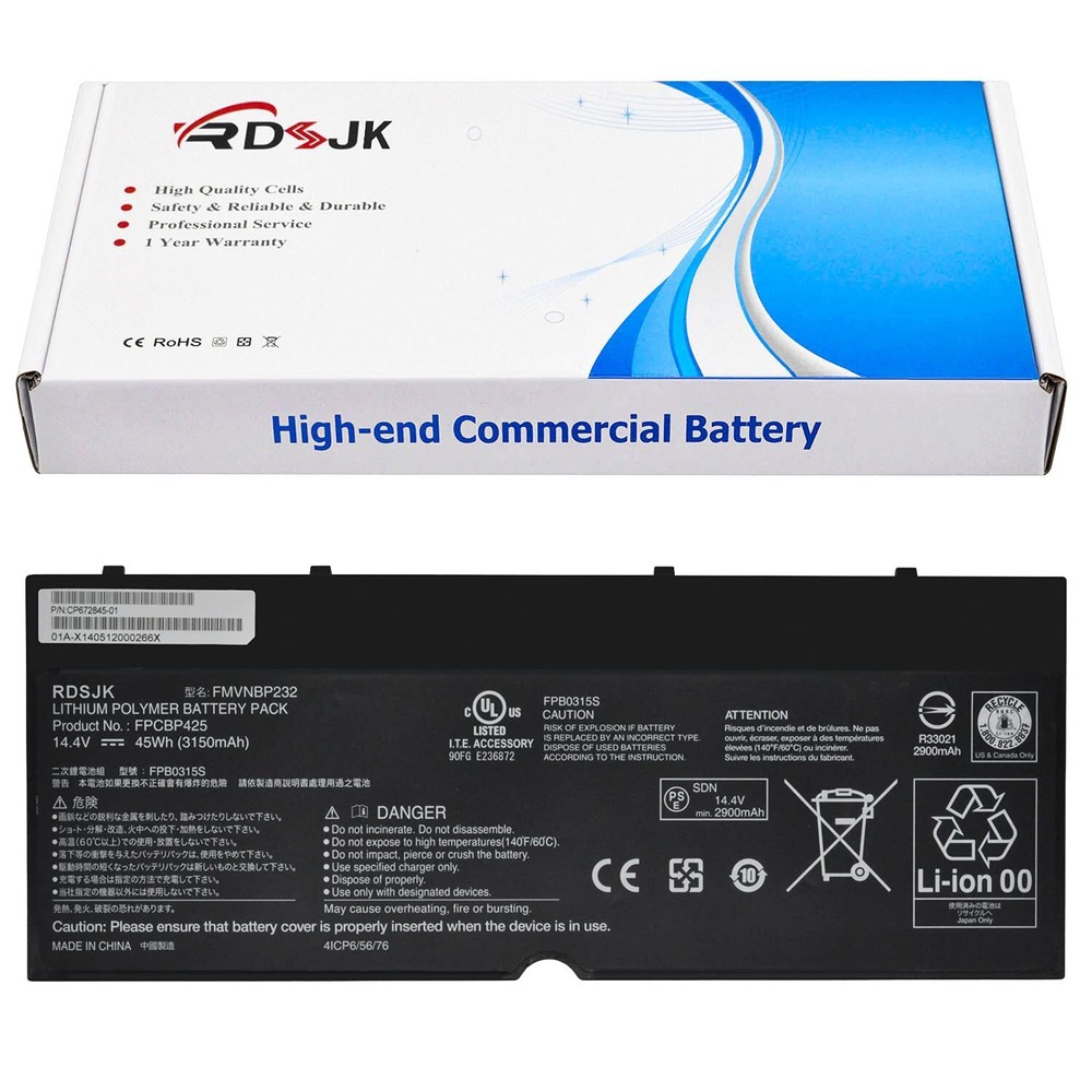 FPCBP425 FMVNBP232 Laptop Battery for Fujitsu Lifebook U745 T935 T936 T904 T9...