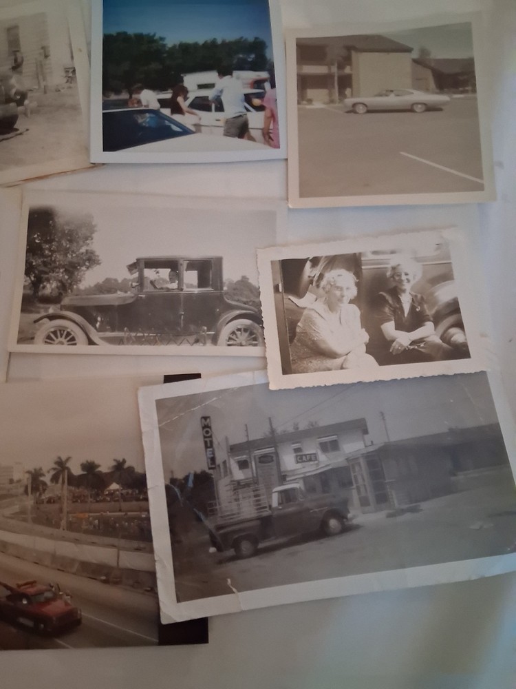 Vintage Automobile Car Photos Lot Old 1920s- 1970s  Snapshot ~ Misc Photo  Truck