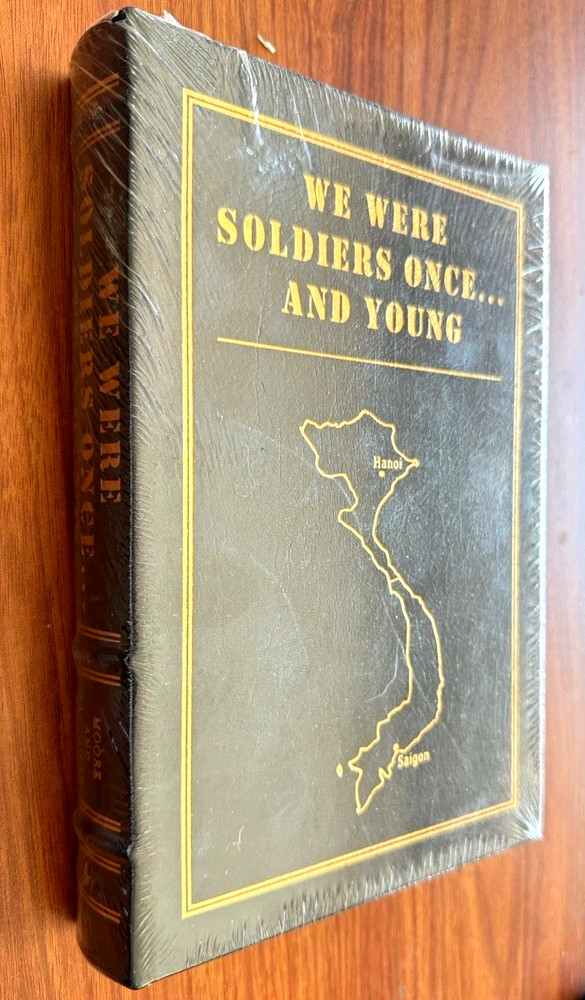 Vietnam War Easton Press Leather We Were Soldiers Once and Young Sealed