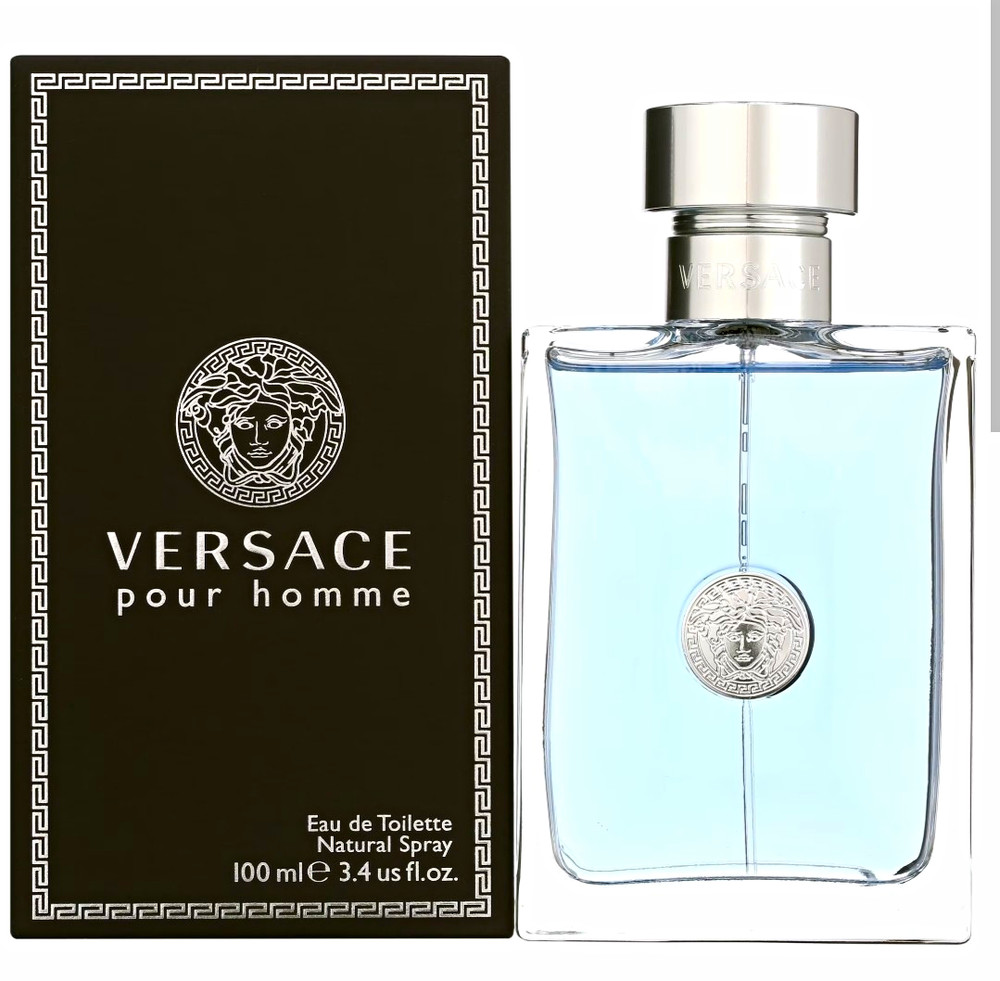 Versace Versace Pour Homme Eau de Toilette Spray, Regular Size 3.4 fl oz