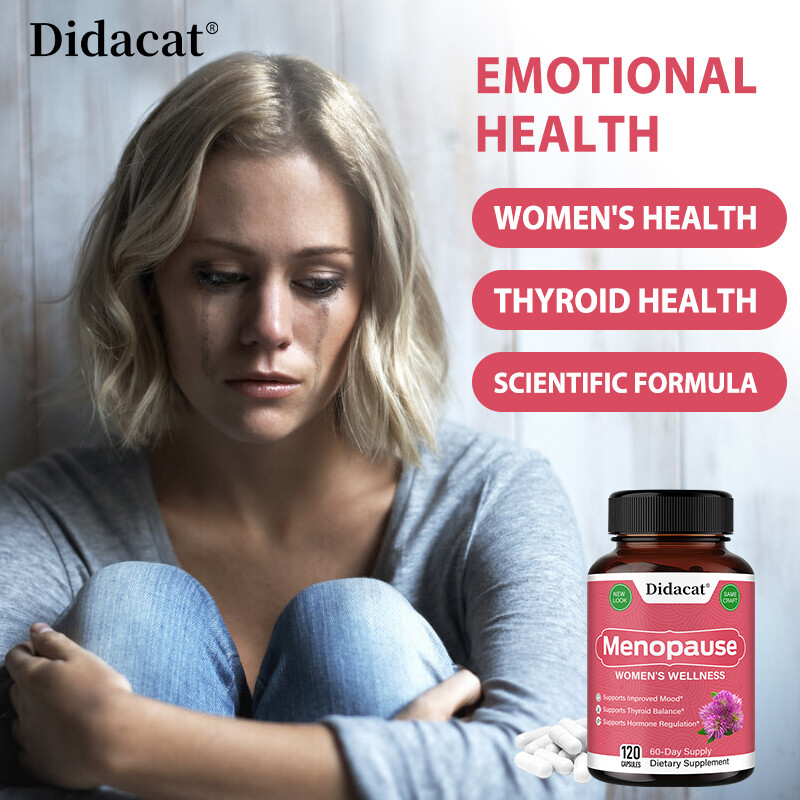 Menopause Relief Supplement Balance Hormone Hot Flashes Support 120 Capsules