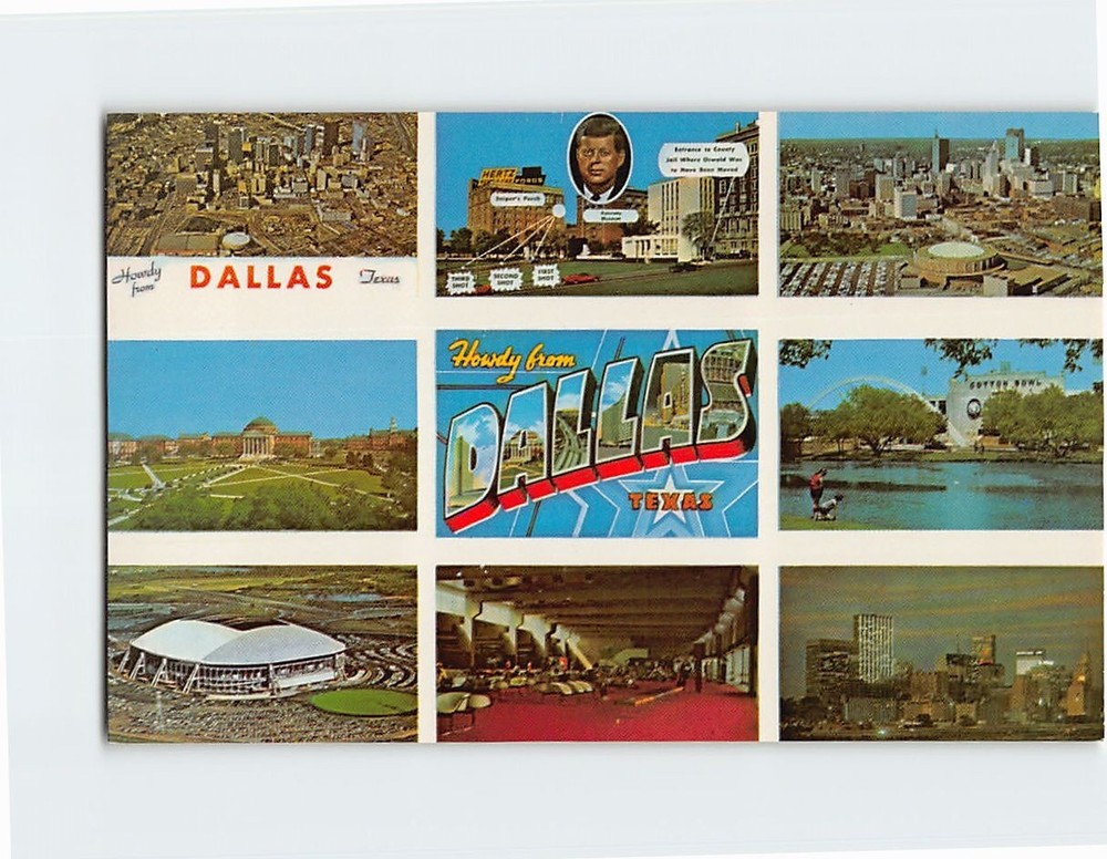 Postcard Howdy from Dallas Texas USA